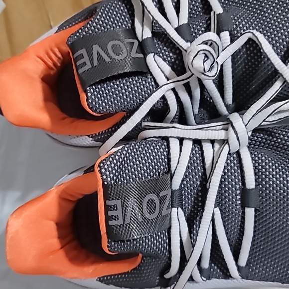 Women’s Athletic Shoes - Gray and Orange - Picture 11 of 13